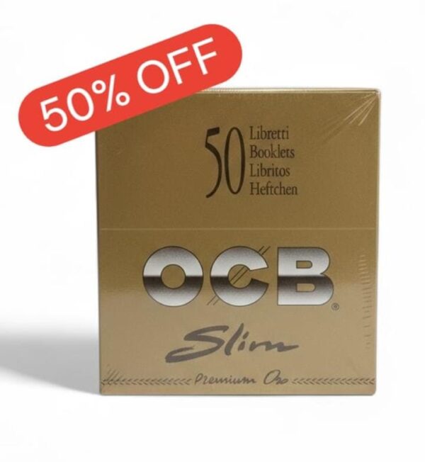 (5330) Ocb Slim Oro Caja 50 Lib. x 32 hojas