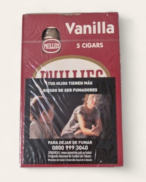 (87150) Phillies Blunt Vainilla cajita de 5 unidades