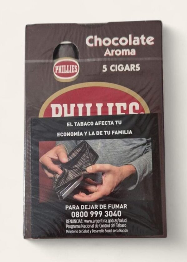 (87100) Phillies Blunt Chocolate cajita de 5 unidades