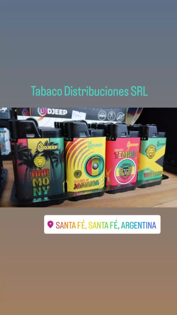 (12835) Encendedores Djeep Emblematic - Jamaica