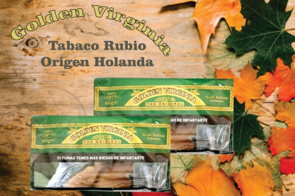 (3109) Tabaco Rubio Golden Virginia 40g