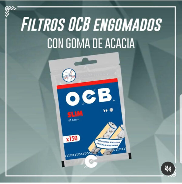 (6060) Filtro Slim Engomado 150 U. 6mm