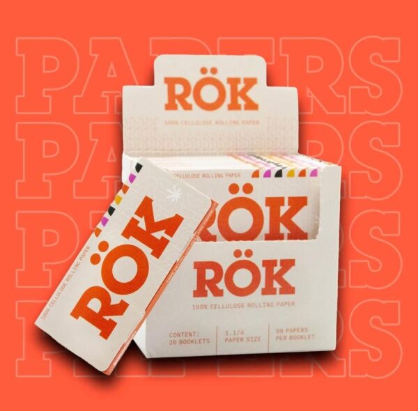 (ROK001) Celulosa Rok  Transparente Caja X 20 Sobres De 50 Hojitas